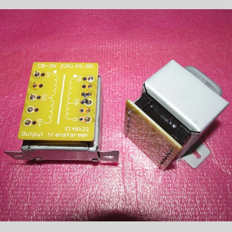 

1 pair 22K:4Ω 8Ω 3W single end output transformer super linear tap Z11 EI48X22 Riding clip shield for 6N1, 6N2, 6N11, 6N8P etc