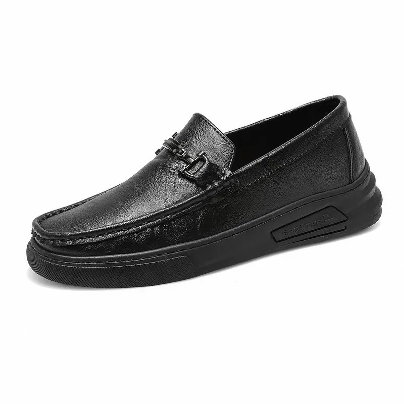 

New Loafers Men Shoes Black Classic Casual Wedding Formal Party Sneakers Slip-On Fashion Dress Shoes Italian England Moccasins