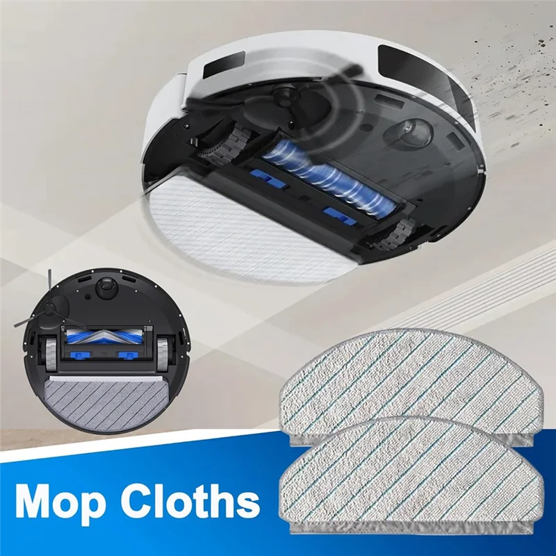 Фото TCF-13 шт. для ECOVACS DEEBOT N20 Plus/N20/N20 PRO Plus, запасные части для пылесоса, роликовая боковая щетка, фильтр, ткань для швабры №1