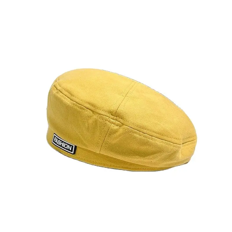 

COKK Beret Hat Women Summer Autumn Vintage Fashion Solid Painter Cap Beret Femme Women Hat Female Gorro