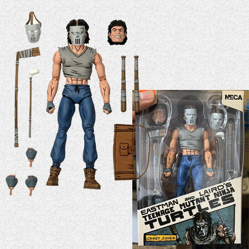 

Original NECA Casey Jones April O'Neil Action Figure 1990 Movie Version Turtle Classic Movie Role Model For Gift Movable