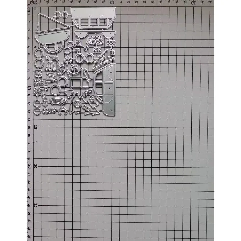 Новинка 2023 металлические Вырубные штампы автомобиль Рождественская елка лось