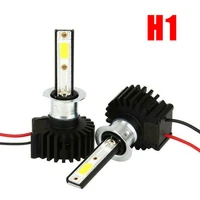 2x h1 led headlight conversion kit bulbs 6000k 80w 6600lm hid car lamps built in constant current cpu instant full brightness