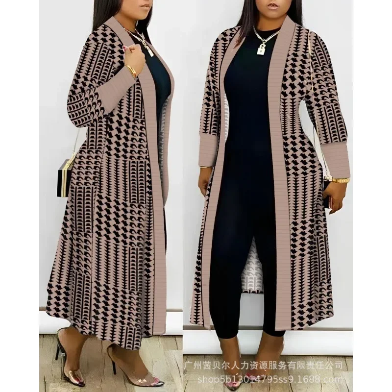 Повседневный Кардиган с вышивкой кардиган открытым спереди Y2K принтом тай-Дай