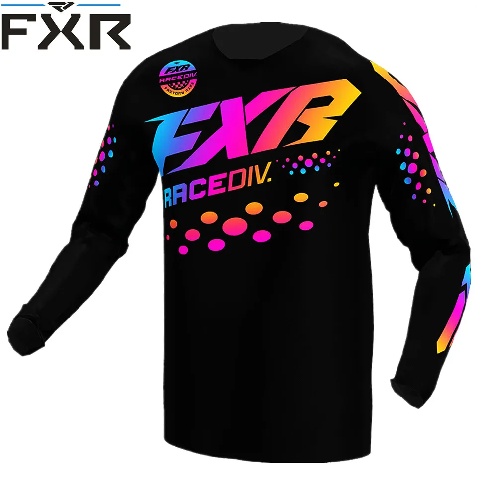 

2023 Moto Bicycle Jersey Sleeve Cycling Enduro Mtb Shirt Downhill T-shirt Camiseta Motocross Mx Mountain Bike Clothing FXR Mtb