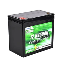 lithium 24v litio lifepo4 inverter solar ups battery pack 12v 50ah bicycle lithium battery