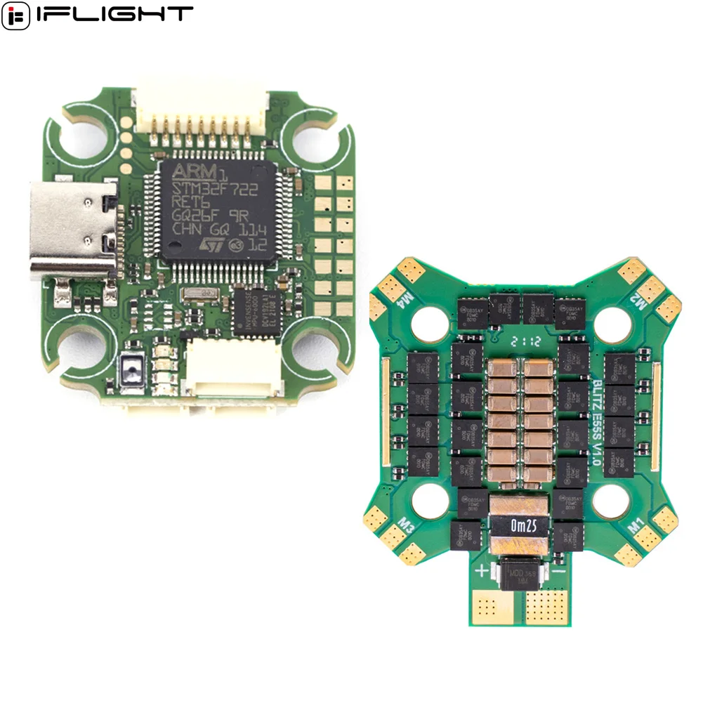 iFlight BLITZ mini F7 V1.1 + E55S BLHeli32 55A 4in1 ESC