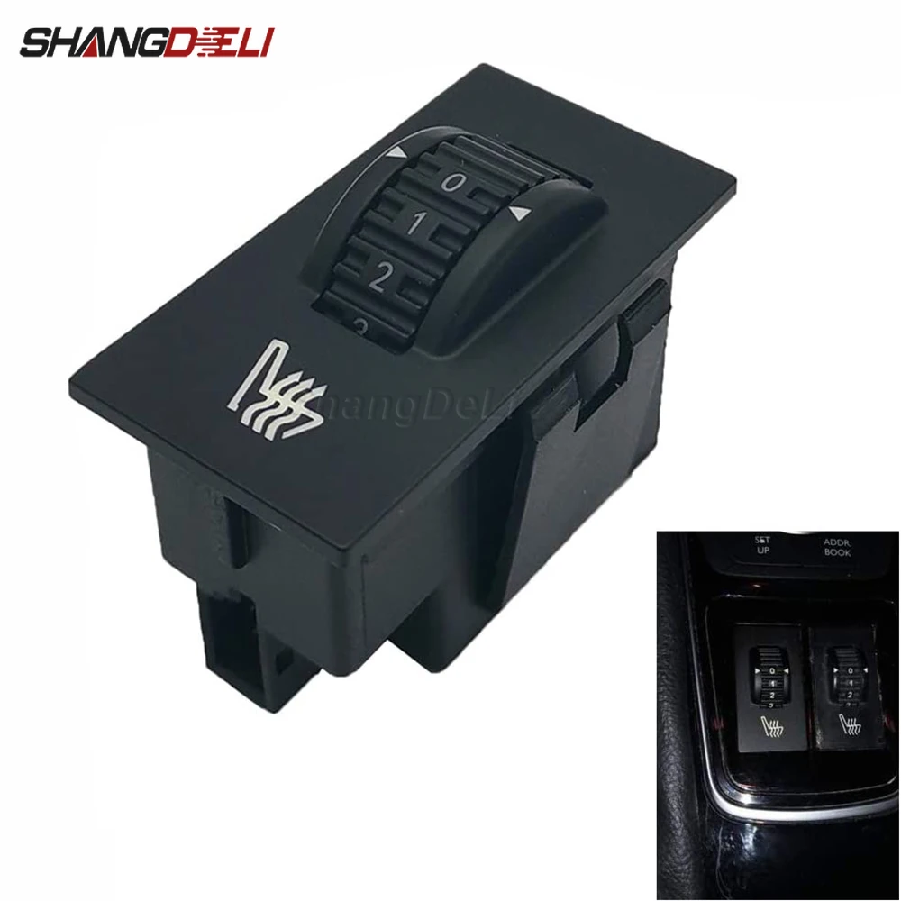 

Auto Seat Heating Control Switch for Peugeot 3008 508 Citroen C5 Accessories