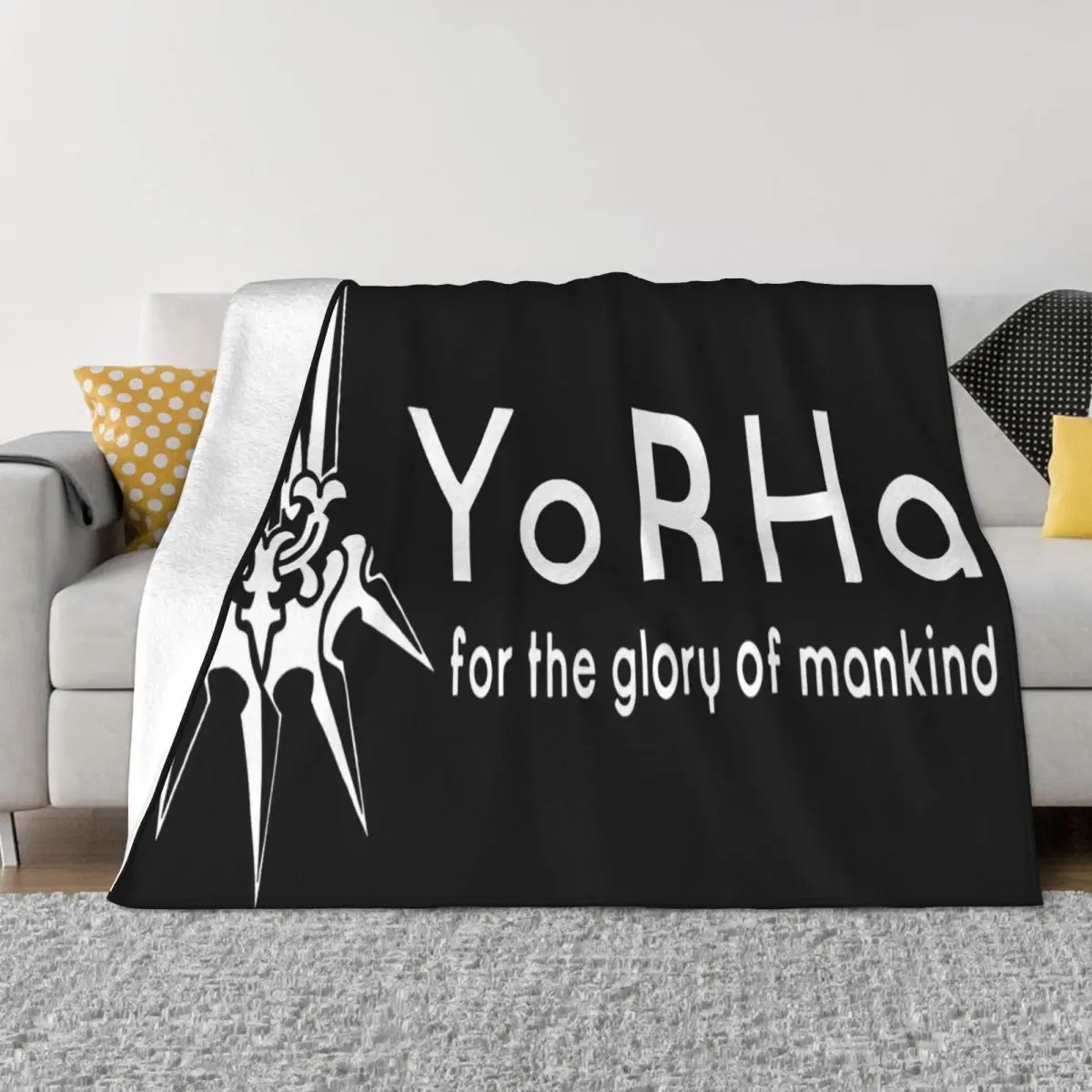 Одеяло Yorha Nier Automata Glory мужское одеяло с принтом запаха для дома и спальни уличное