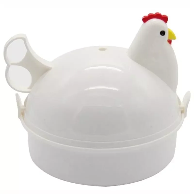 

Egg Steaner Poacher Cooker Boiler Steamer Gadgets Cook Soft And Hard Boiled Egg Chicken Shape For 4 Eggs Kitchen