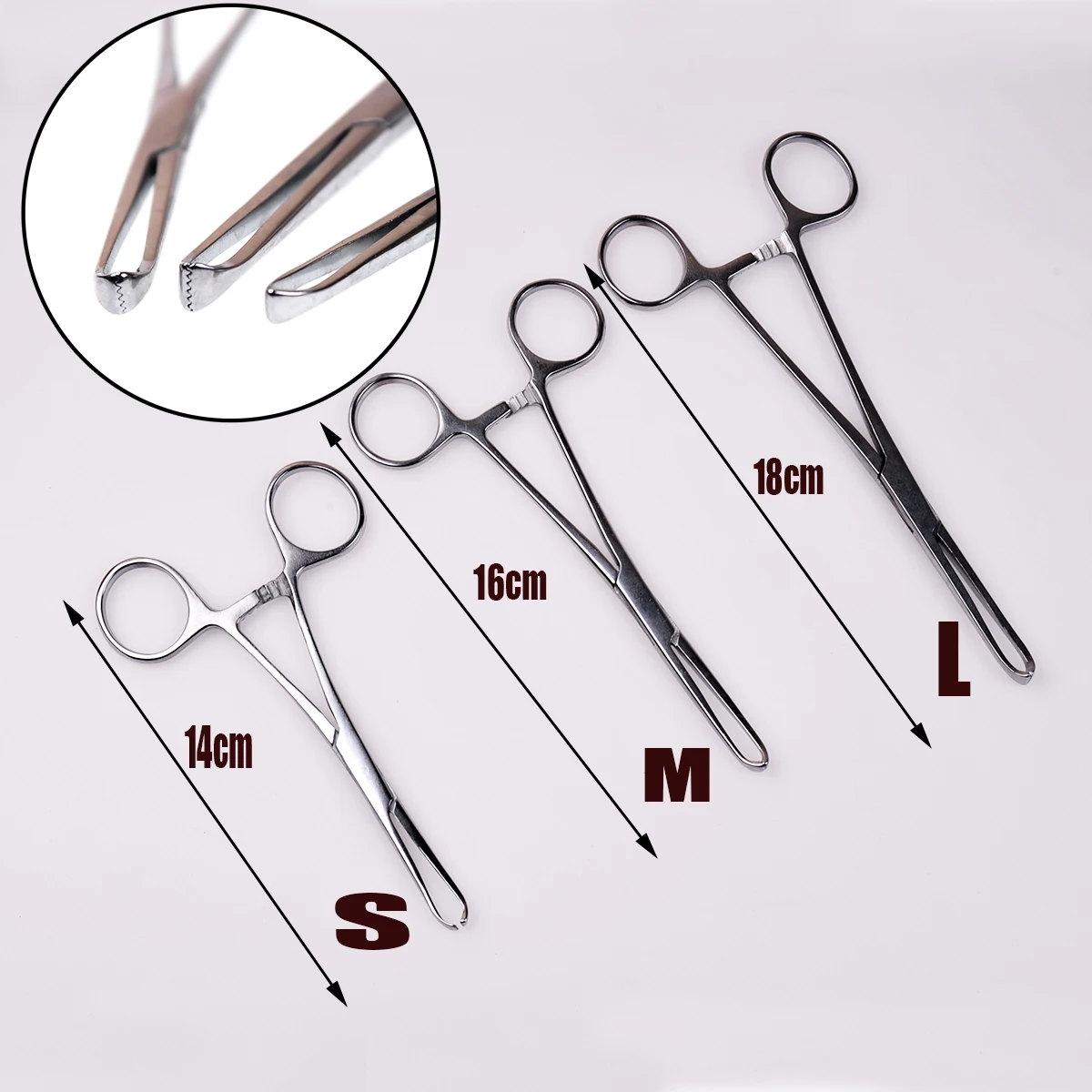 Alice Tissue Forceps Clamps Pliers Pet Orthopaedic Surgical Instruments Tissue Forceps Cervical Forceps Uterine Forceps