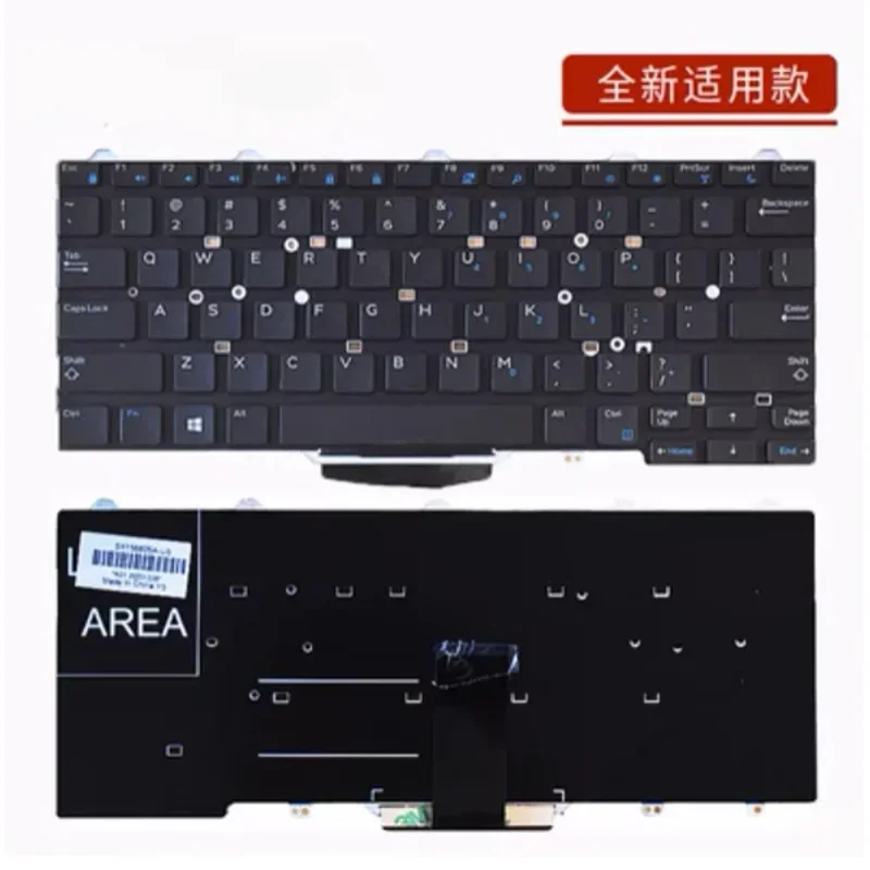 Новая оригинальная клавиатура для ноутбука совместимая с Dell Latitude 3340 3350 5480 5490 e3340