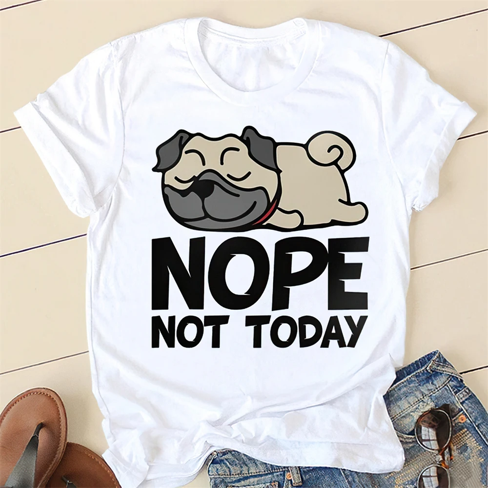 Летняя женская футболка с 3D принтом собаки коротким рукавом 2022 модная