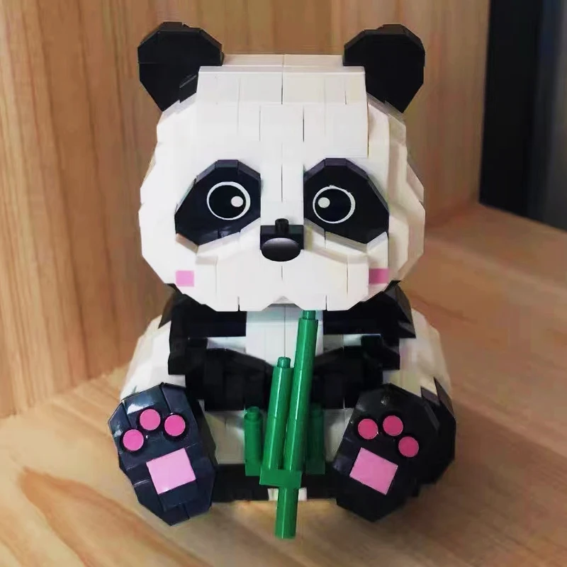 

Идея серии панда мини микро строительные блоки мультфильм Животные гигантская панда бриллиантовые блоки модели игрушек для строительства ...