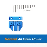3d printer parts all metal e3d hotend bracket mount block compatible with v6 volcano hot end for cr 10 cr10s ender3 ender5