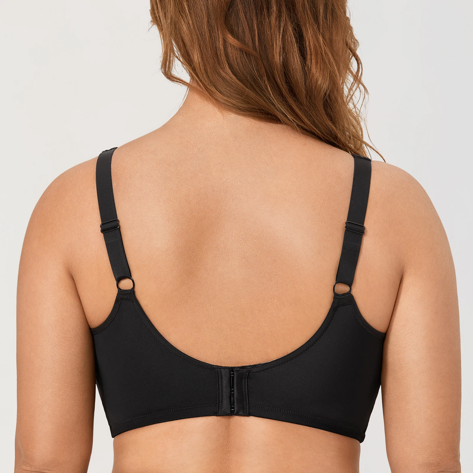 Women's Minimizer Plus Size Full Coverage Wireless Unlined Support Bras