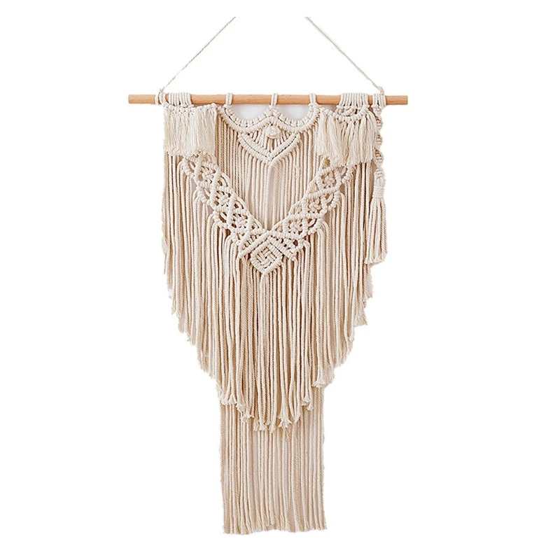 

Handmade Woven Boho Wall Hanging Tapestry Bohemian Home Art Decor Apartment Dorm Room Decoration