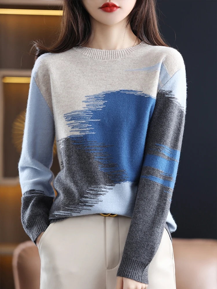 

BOBOKATEER Tops Women Sweter Damskie O-Neck Pull Hiver Femme Sweaters Knitted Vrouw Truien New Fashion Wool Frau Pullover Winter