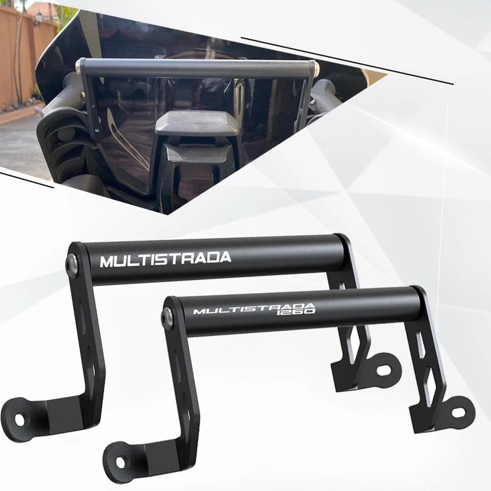 

Держатель для телефона для мотоцикла Ducati Multistrada 1260 1260S ABS Enduro Touring Pikes Peak Grand Tour, кронштейн для GPS навигационной пластины