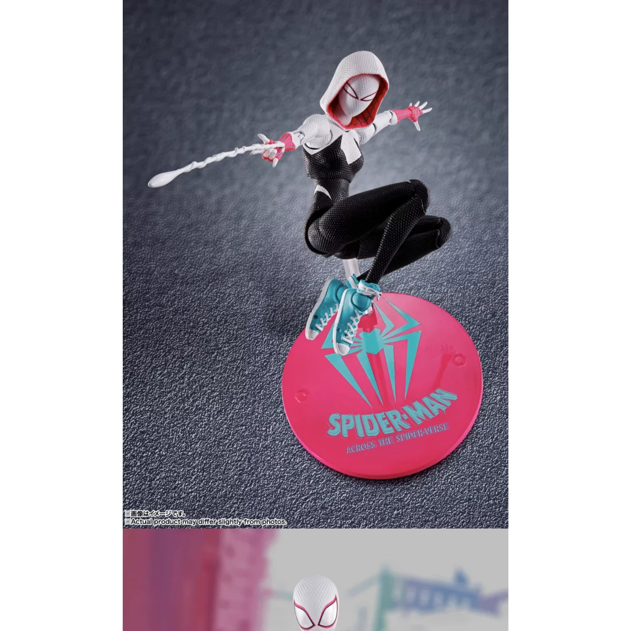 Оригинальная Подлинная BANDAI Gwen S.H.F Человек-паук через паук часть 1 Аниме