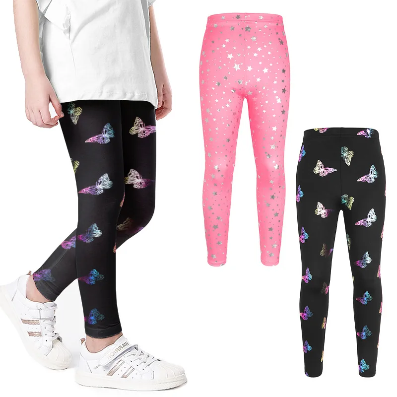 

Baby Girls Leggings Spring Summer Thin Girl Pencil Pants Kid Fashion Costume Children Trousers Casual Printing Leggings