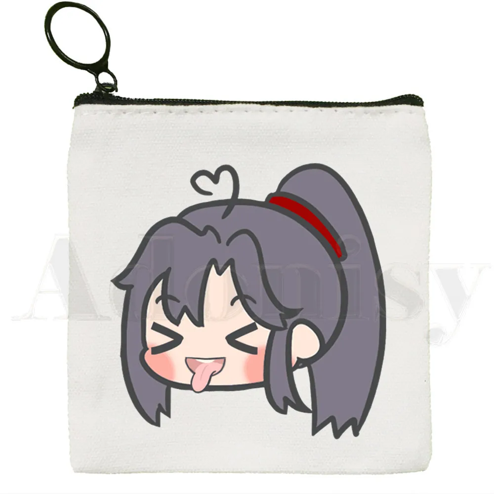Anime Mo Dao Zu Shi Wei WuXian Lan Wangji Coin Purse Illustration Key Case Simple Small Cloth Bag New Creative Coin Purse