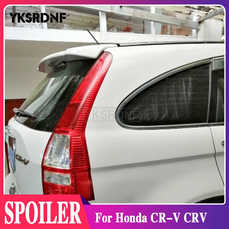 

Для Honda CR-V CRV 2007 2008 2009 2010 2011 автомобильное украшение из АБС-пластика Краска цветной задний спойлер на крышу багажника