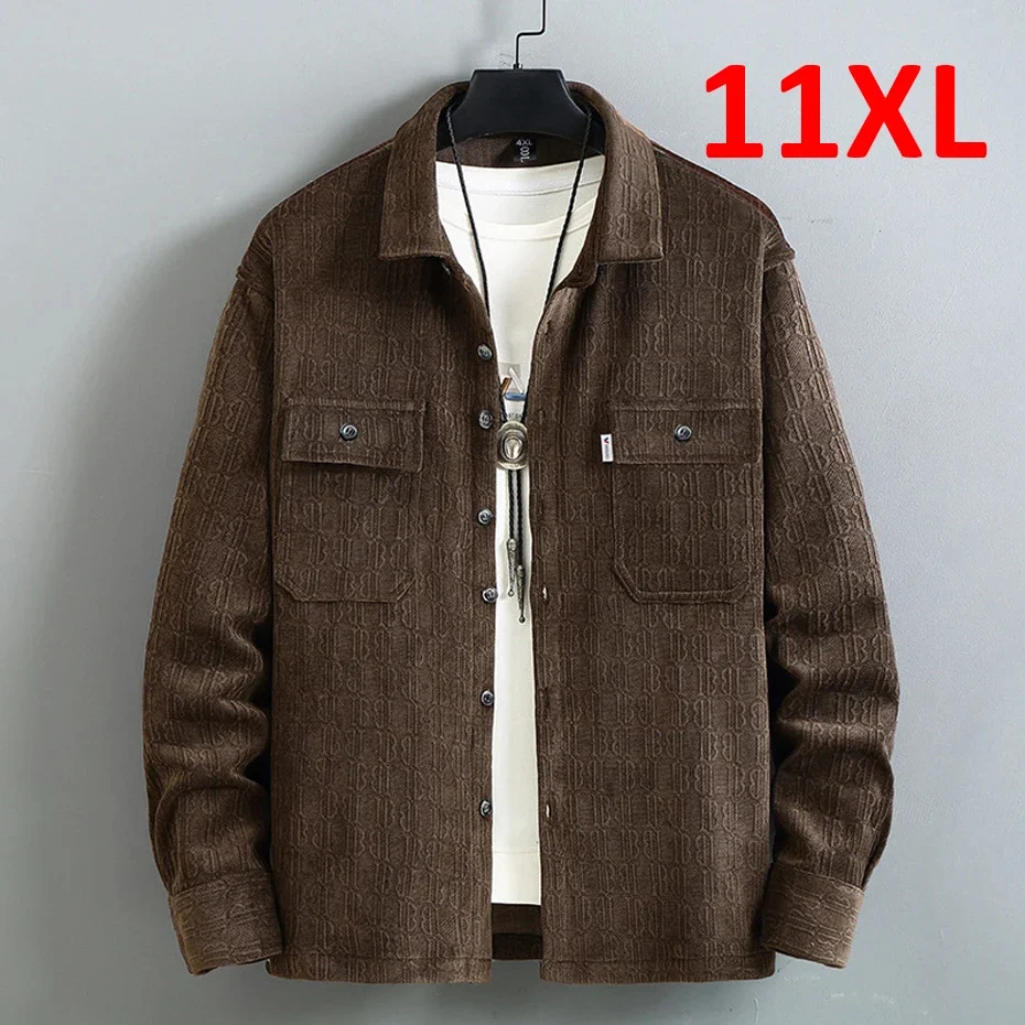 Мужская весенняя куртка на пуговицах размеры до 10XL