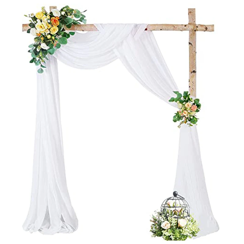 

Шифоновая свадебная арка