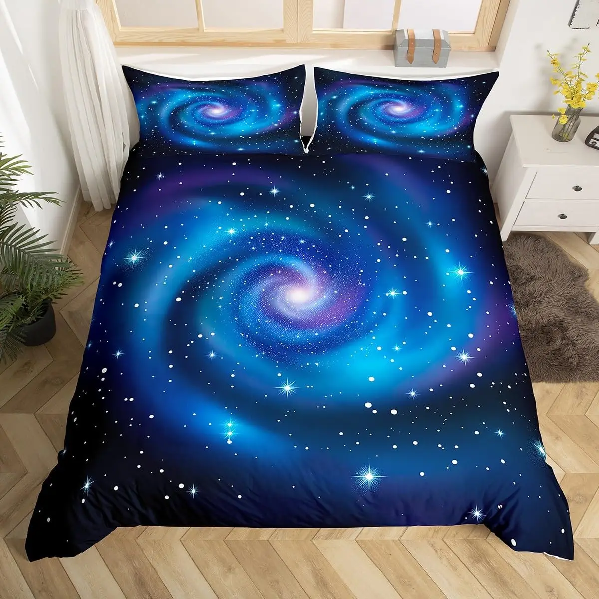 

Комплект постельного белья Galaxy Duvet Cover Starry Sky