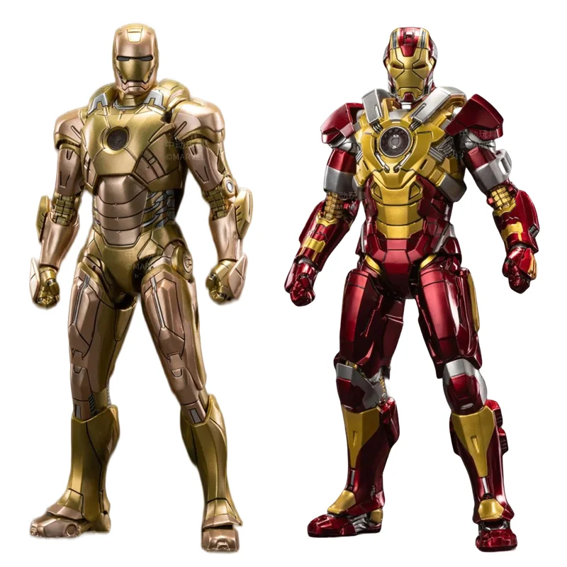 

Zd Toys1:10 Avengers Studios Iron Man MK17 MK21 Figurine LED Blacklash&MK5 MK46 Action Figure Legends Collections Toy