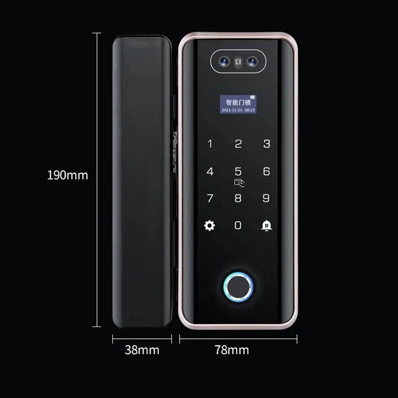 Металлический Смарт-дверной замок цифровой биометрический дверной для отеля и