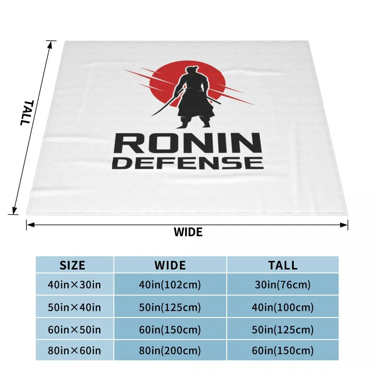 Японское одеяло Ronin 1197 плюшевое покрывало индивидуальное