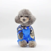winter warm pet dog jumpsuit waterproof dog clothes for small dogs chihuahua jacket yorkie costumes coat poodle outfits
