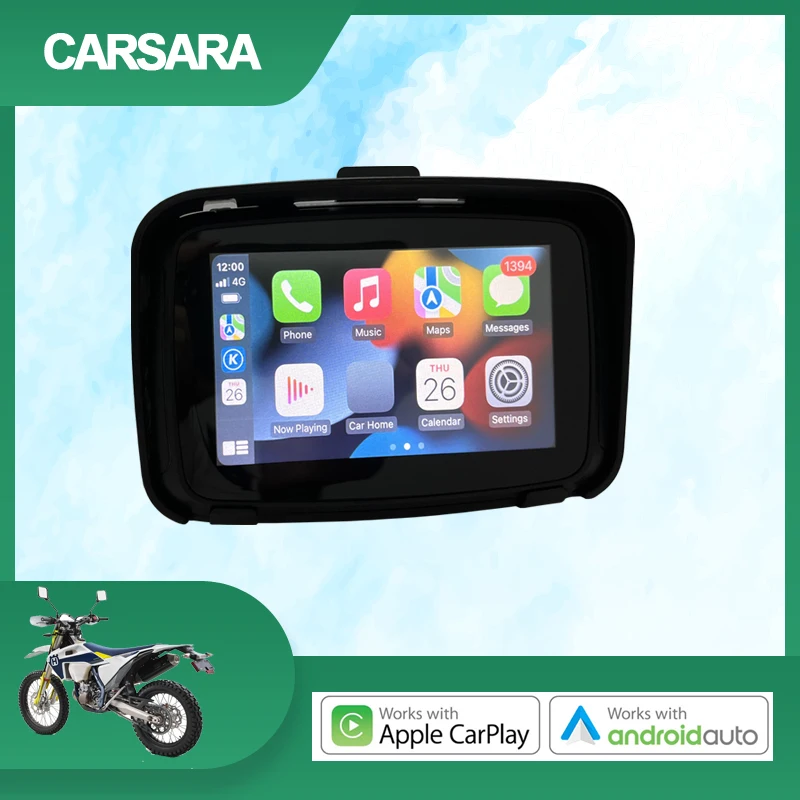 5-дюймовый монитор мотора навигации для мотоцикла IPS экран от солнца Apple
