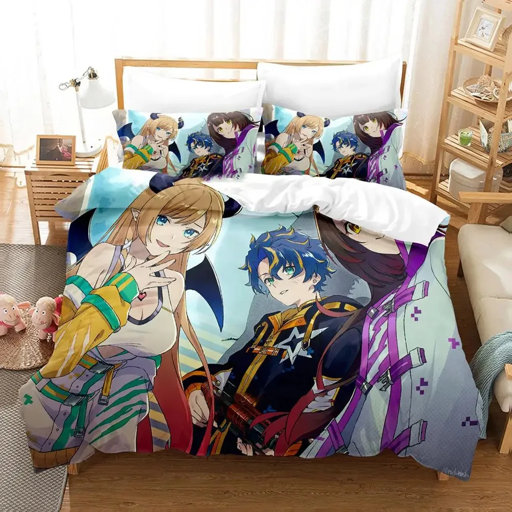 Комплект постельного белья аниме Roboco-san пододеяльник наволочка одеяло