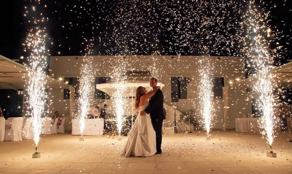 Cold Spark Machine 600w Jet Machines Свадебная дискотека Dj Stage Show Party 2-5M Sparkler Set Indoor Out