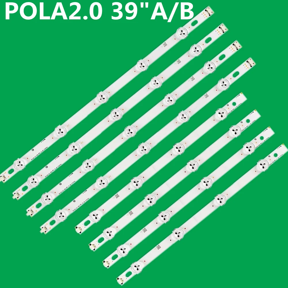 8 шт. светодиодных лент для подсветки POLA2.0 39AB 39LN5100 39LN5300 39LN5400 39LN5700 39LN5708 39LN5758 39LN575S 39LN570U HC390DUN (art.: 3920db8f76a0e) - 3920db8f76a0e