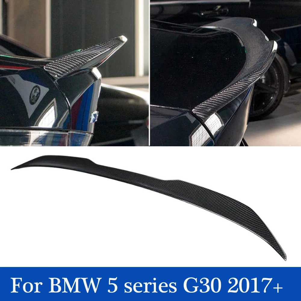 Для BMW 5 серии G30 520i 530i 540i M5 2017-2024 задний спойлер багажника крышка авто внешнее