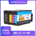ASW 955 XL совместимый чернильный картридж 955XL для HP OfficeJet Pro 7720 7740 8710 8715 8720 8730 8740 8210 8216 8725 принтер