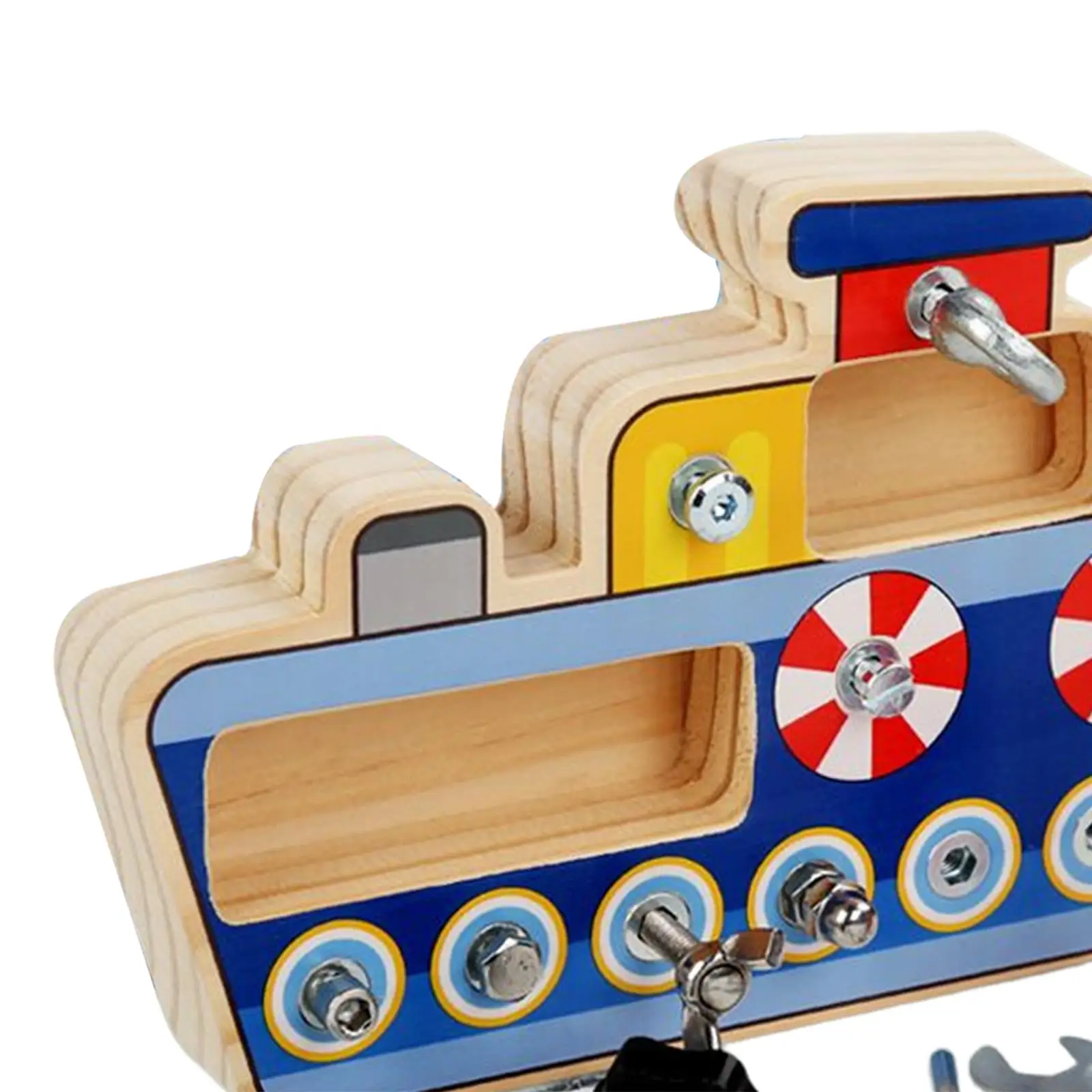 

Montessori Screw Driver Board Nut Tool Educational Toys Early Childhood Education Screw Nut Toy Screw Board for Game Toddlers