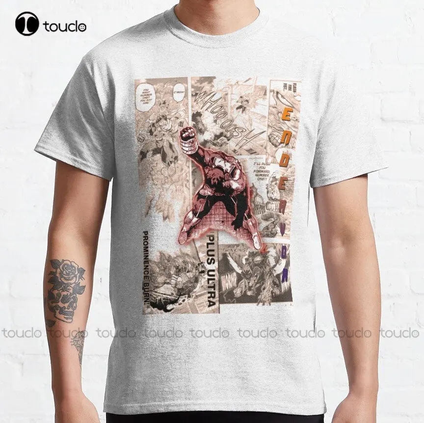 

Endeavor - Number One Hero Boku No Hero Academia Classic T-Shirt Custom Aldult Teen Unisex Digital Printing Tee Shirts Xs-5Xl