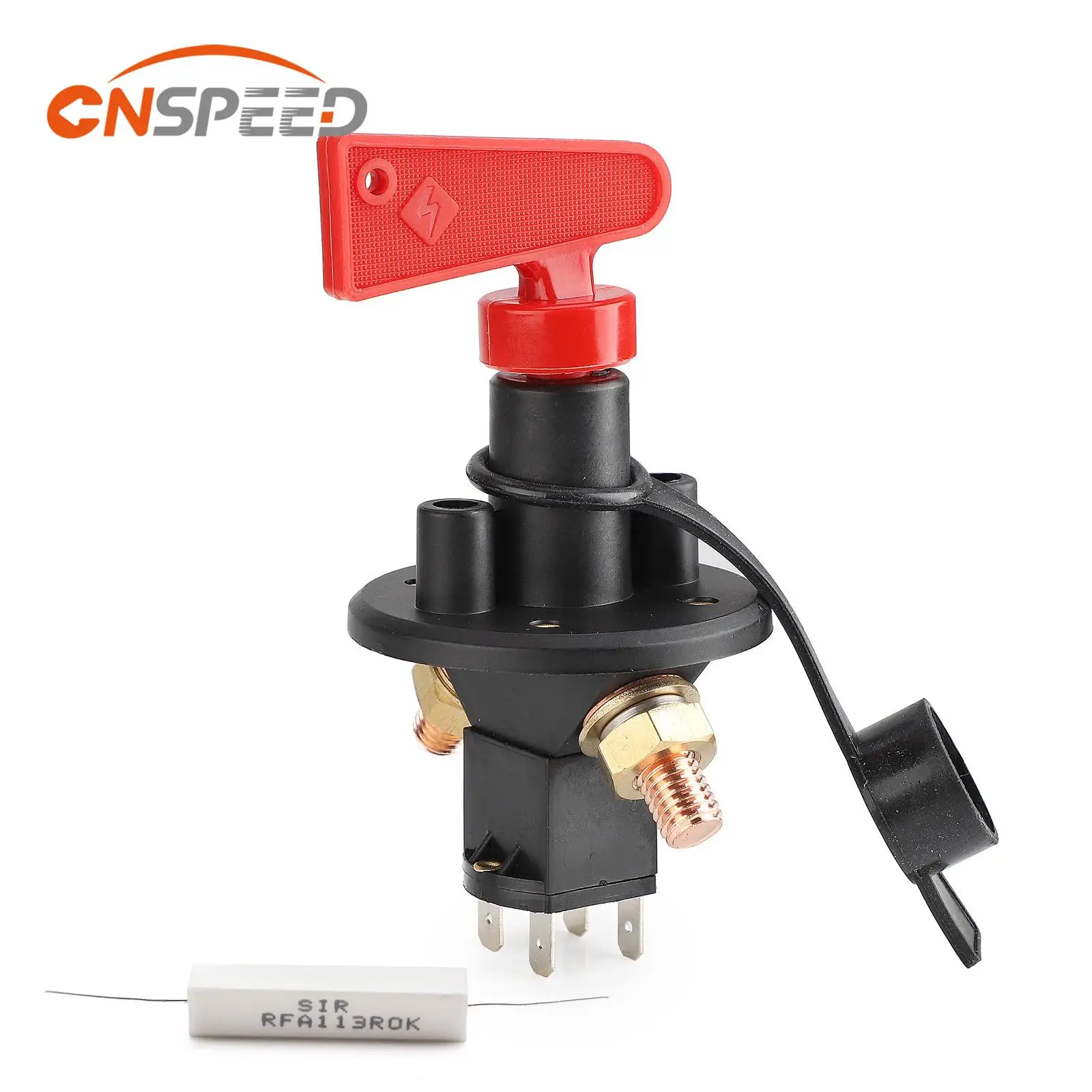 

Универсальный 12/24 В 4-контактный аккумуляторный изолятор, главный изолятор питания, выключаемый/выключаемый поворотный переключатель, комплект типа FIA, гоночный раллийный автомобиль