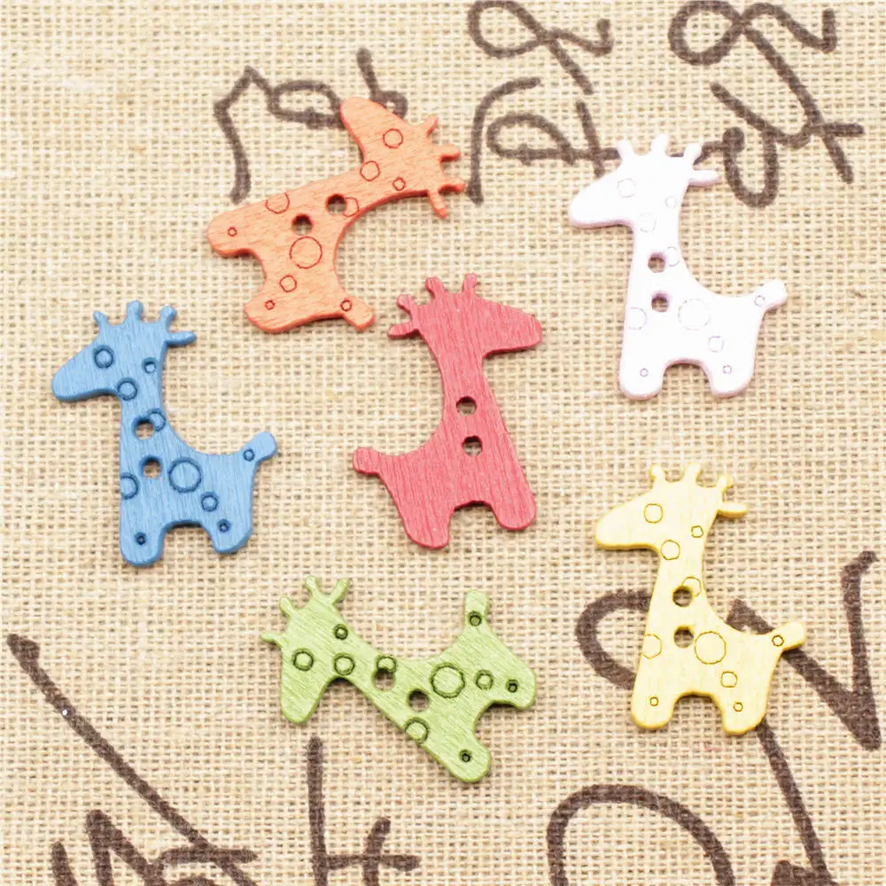 

50 шт., детский Жираф 20 х25 мм