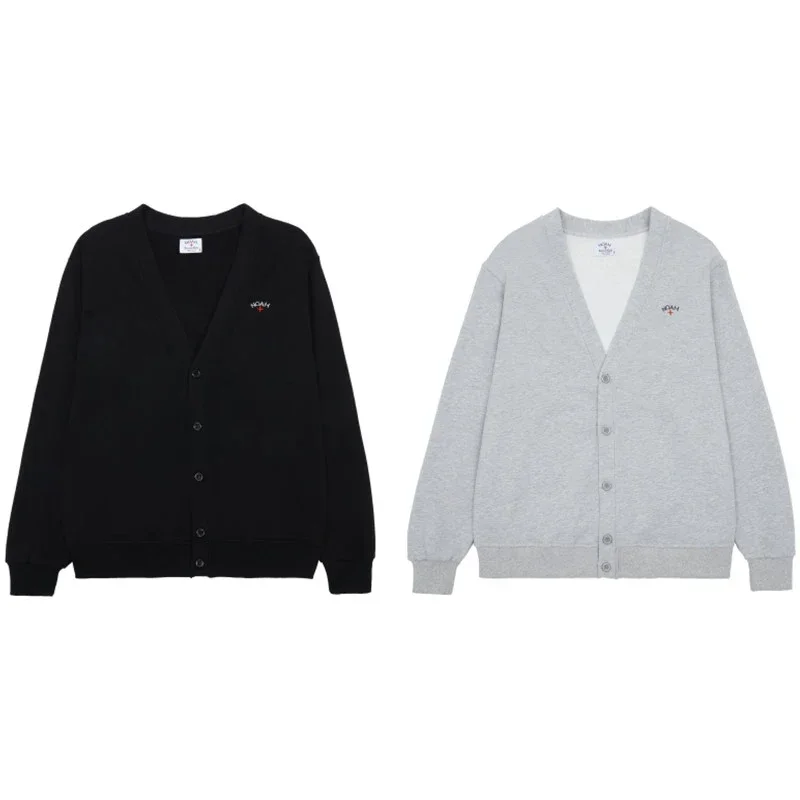 Толстовка Мужская/женская оверсайз с длинным рукавом V-образным вырезом и