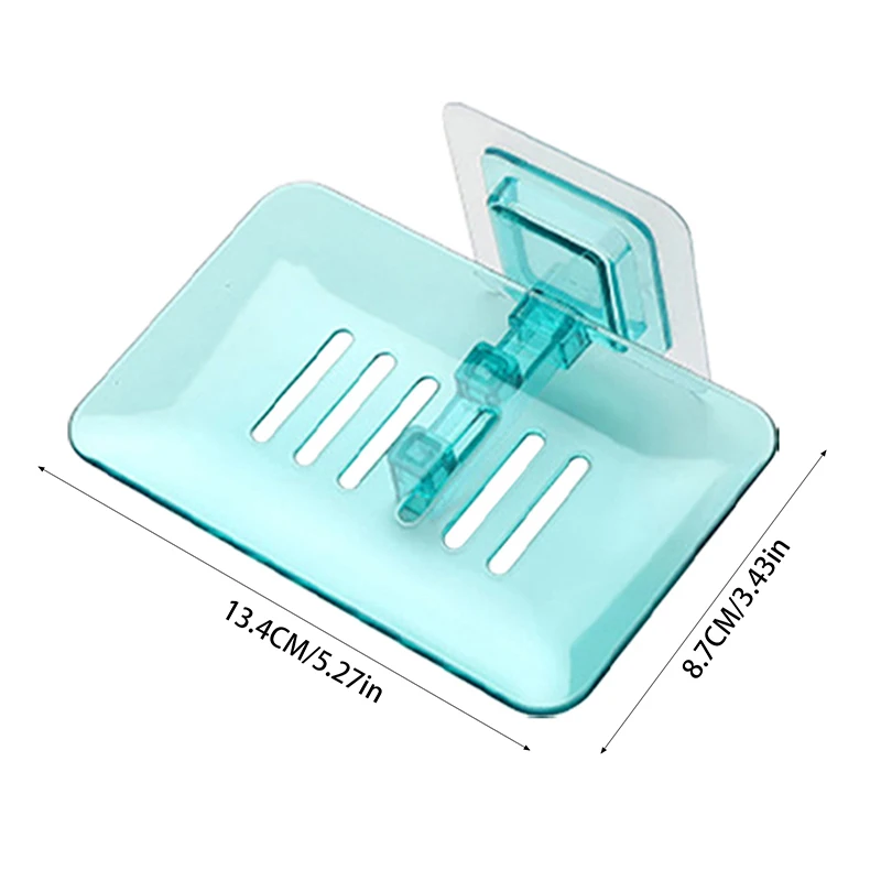 Прозрачный держатель для ванной комнаты без пробивки и наклеивания настенный