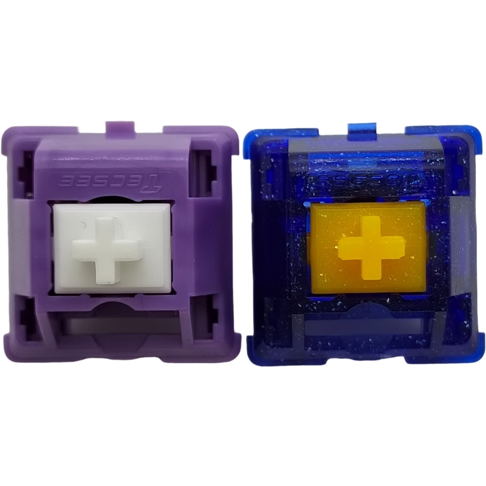 

Tecsee Purple Panda/Sapphire Mechanical Keyboard DIY Switch 5pins PME/PC Housing Tactile Stem Gaming Keyboard Switches