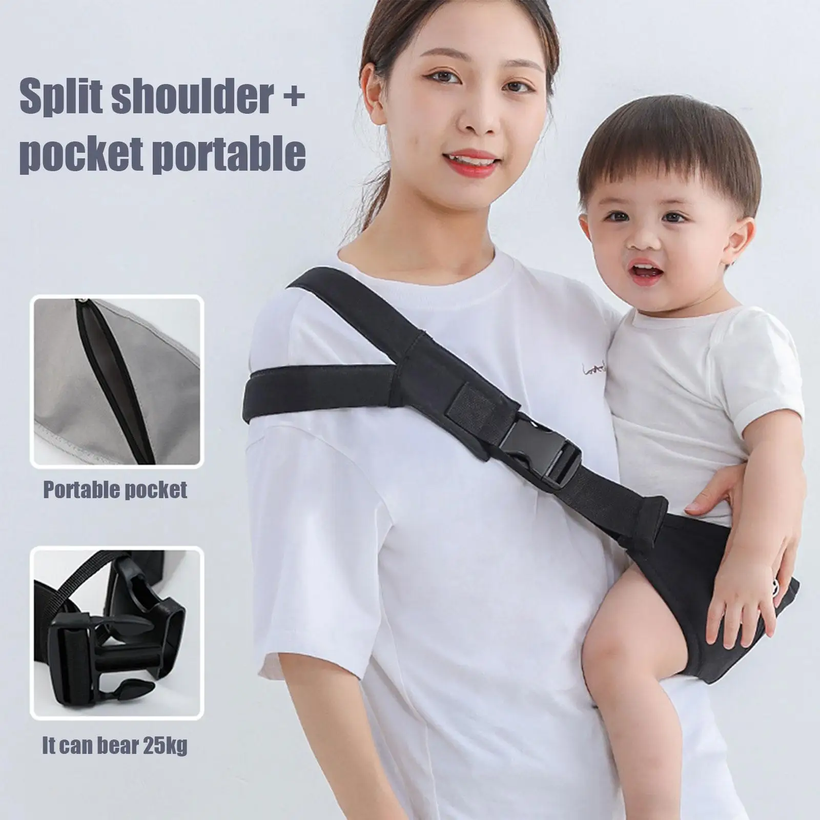 

Baby Wraps Strap Baby Front Pack Multifunctional Sleeping Sling Strap Baby Waist Stool Front Baby V0h8