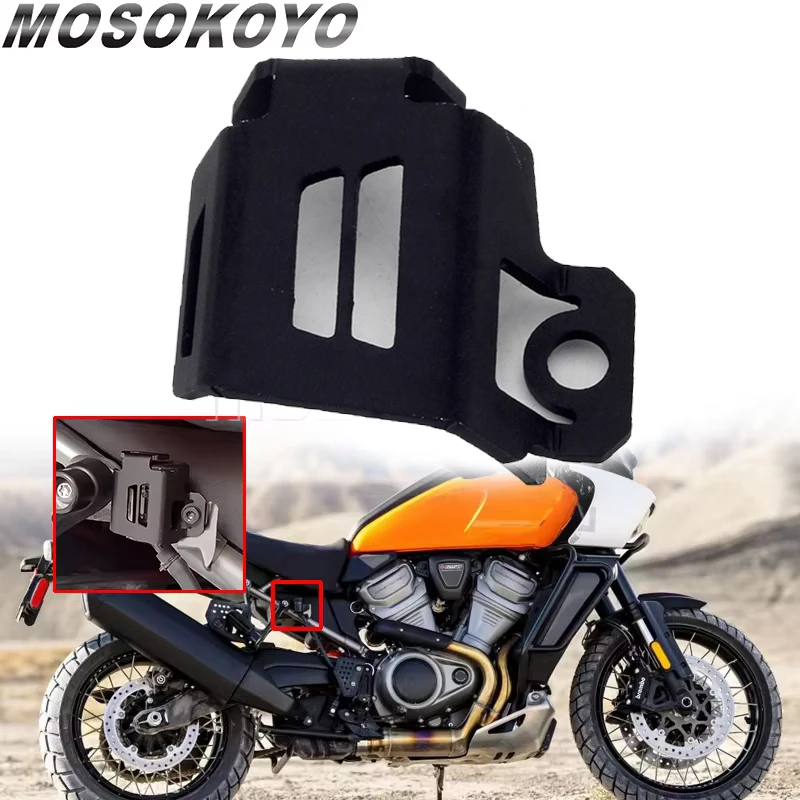 

Аксессуары для двигателя, задняя защитная крышка резервуара для жидкости для Harley Pan America Special ADV 1250 RA1250 PANAMERICA 2021-2024