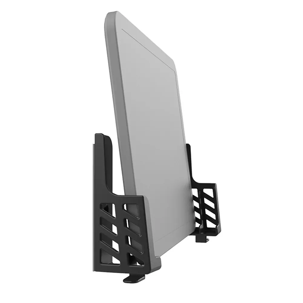 

Wall Mount Stand Phone Holder For Ipad/iphone Adjustable Viewing Angle Double-Groove Kitchen Storage Tablet Bracket